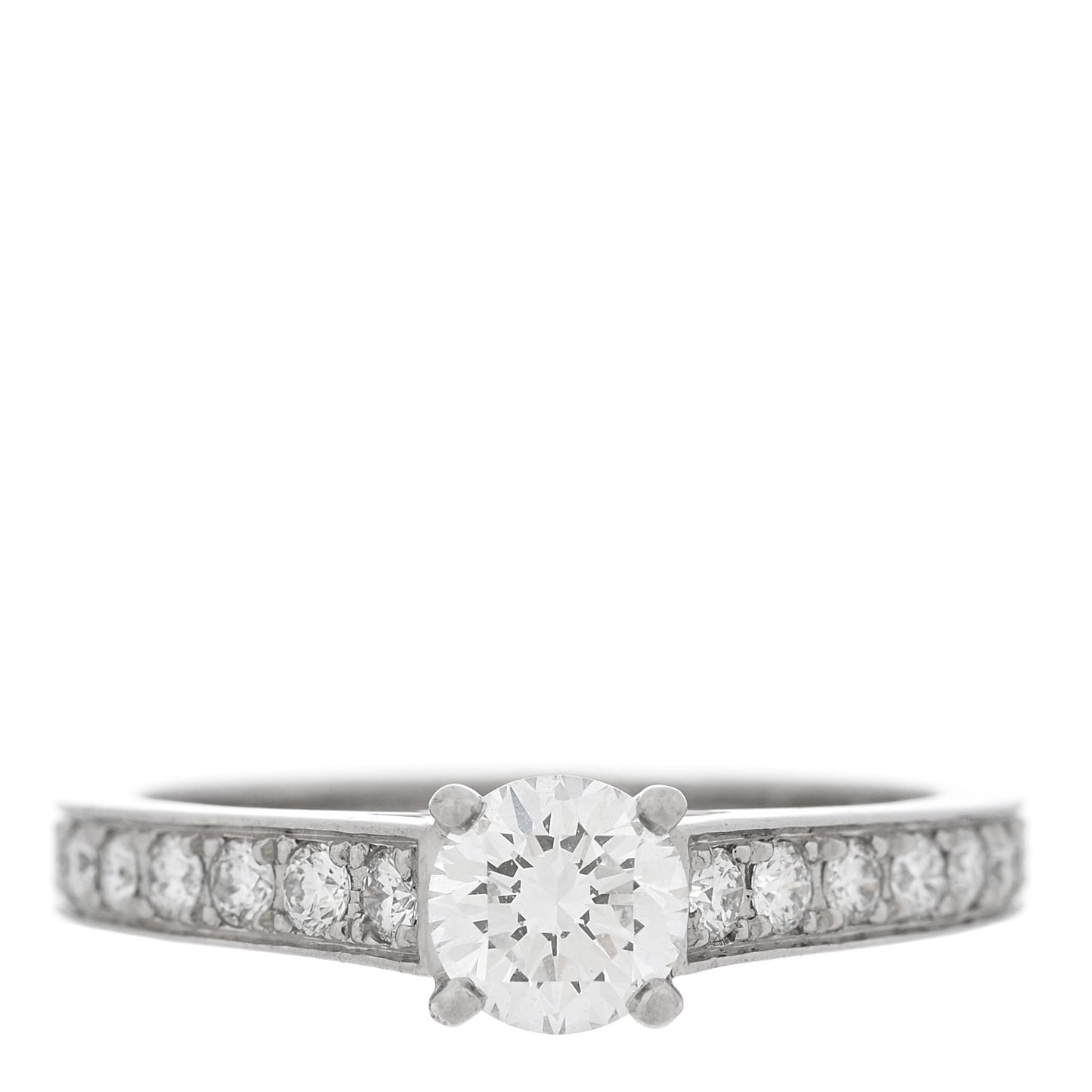 Platinum Diamond .35ct 1895 Solitaire Engagement Ring 45 3.25