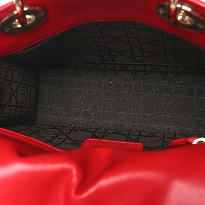 Christian Dior Lambskin Cannage Small My Lady Dior Red 5 of 8