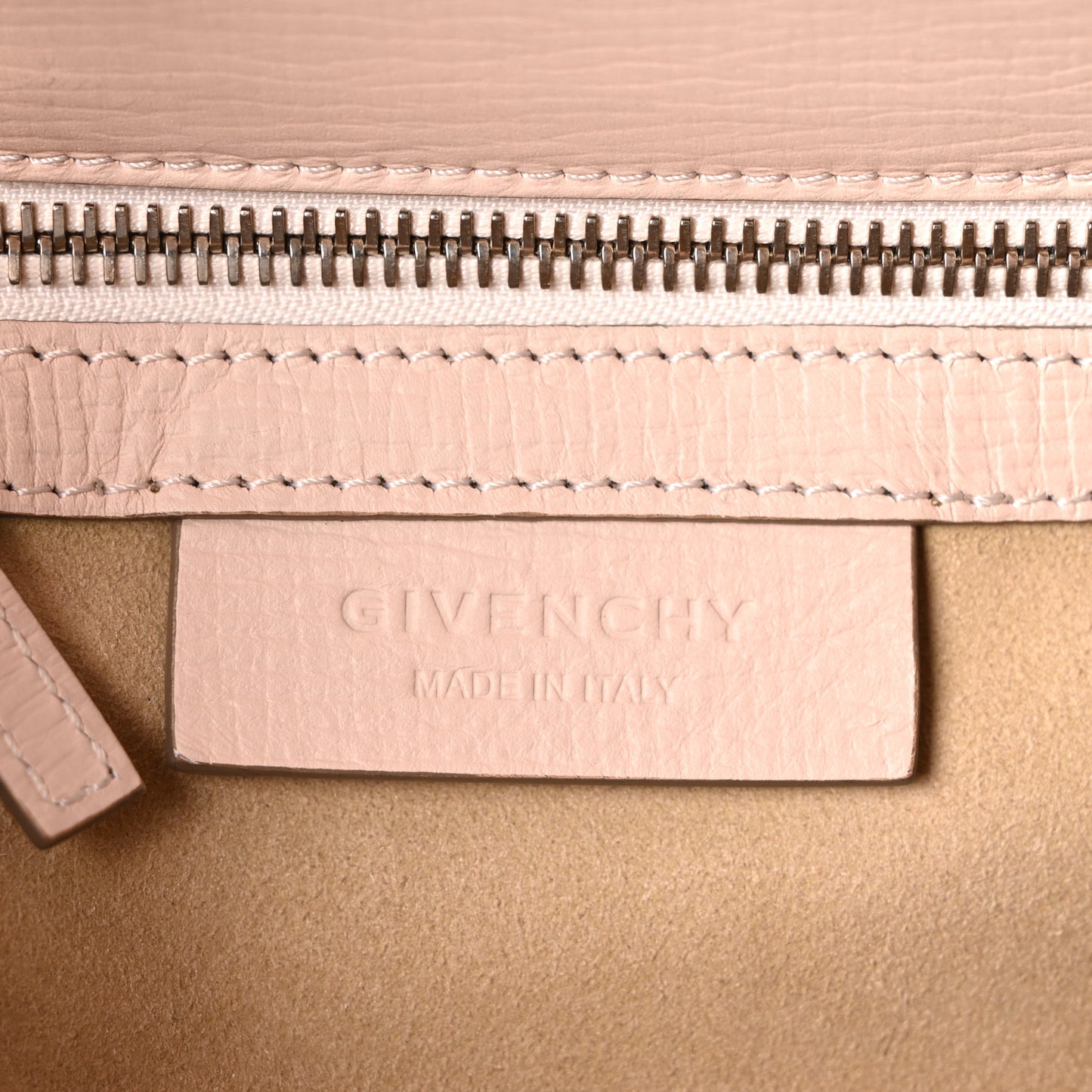 Textured Calfskin Mini Pandora Box Chain Crossbody Bag Powder Pink