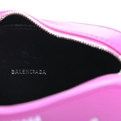 Balenciaga Calfskin Kittens Logo XS Everyday Camera Bag Fuchsia 6 of 8