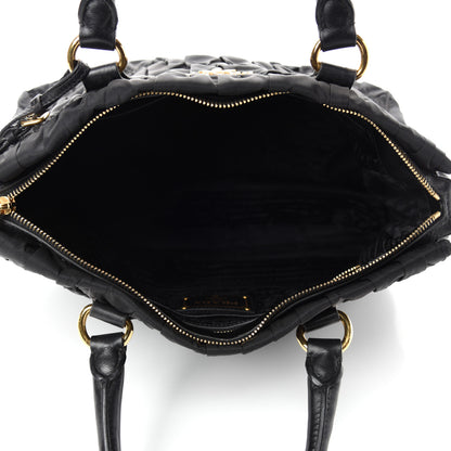 Prada Tessuto Nylon Gaufre Tote Black 5 of 10