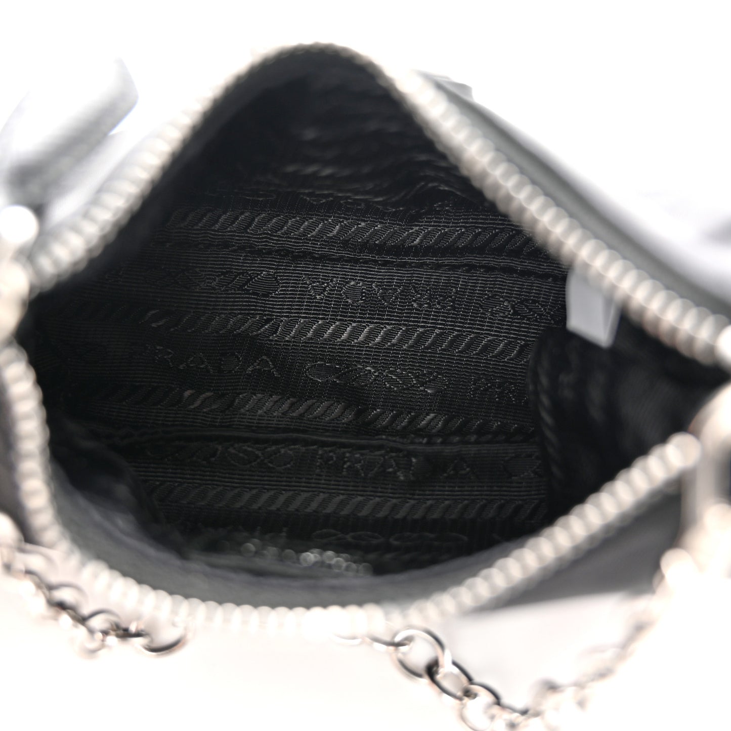 Tessuto Nylon Mini Re-Edition 2000 Shoulder Bag Black