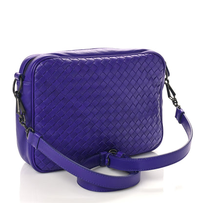 Bottega Veneta Nappa Intrecciato Messenger Bag Purple 3 of 8