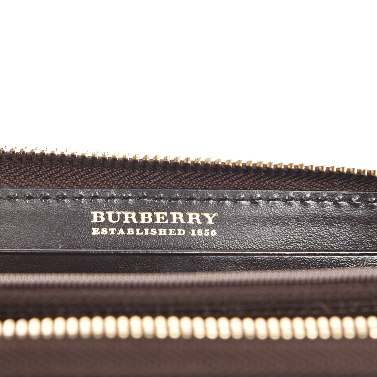 Haymarket Check Ziggy Zip Around Wallet Chocolate