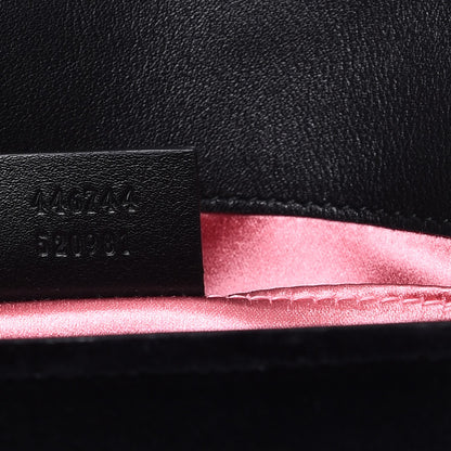 Gucci Velvet Matelasse Mini GG Marmont Shoulder Bag Black 7 of 7