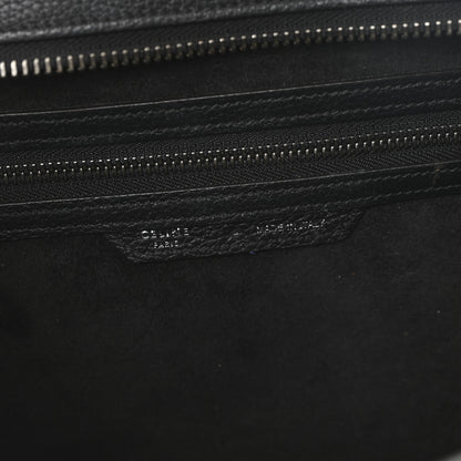 Celine Drummed Calfskin Mini Luggage Black 6 of 12