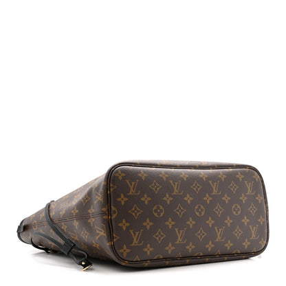 Louis Vuitton Monogram Calfskin Neo Neverfull Inside Out MM Black 5 of 11