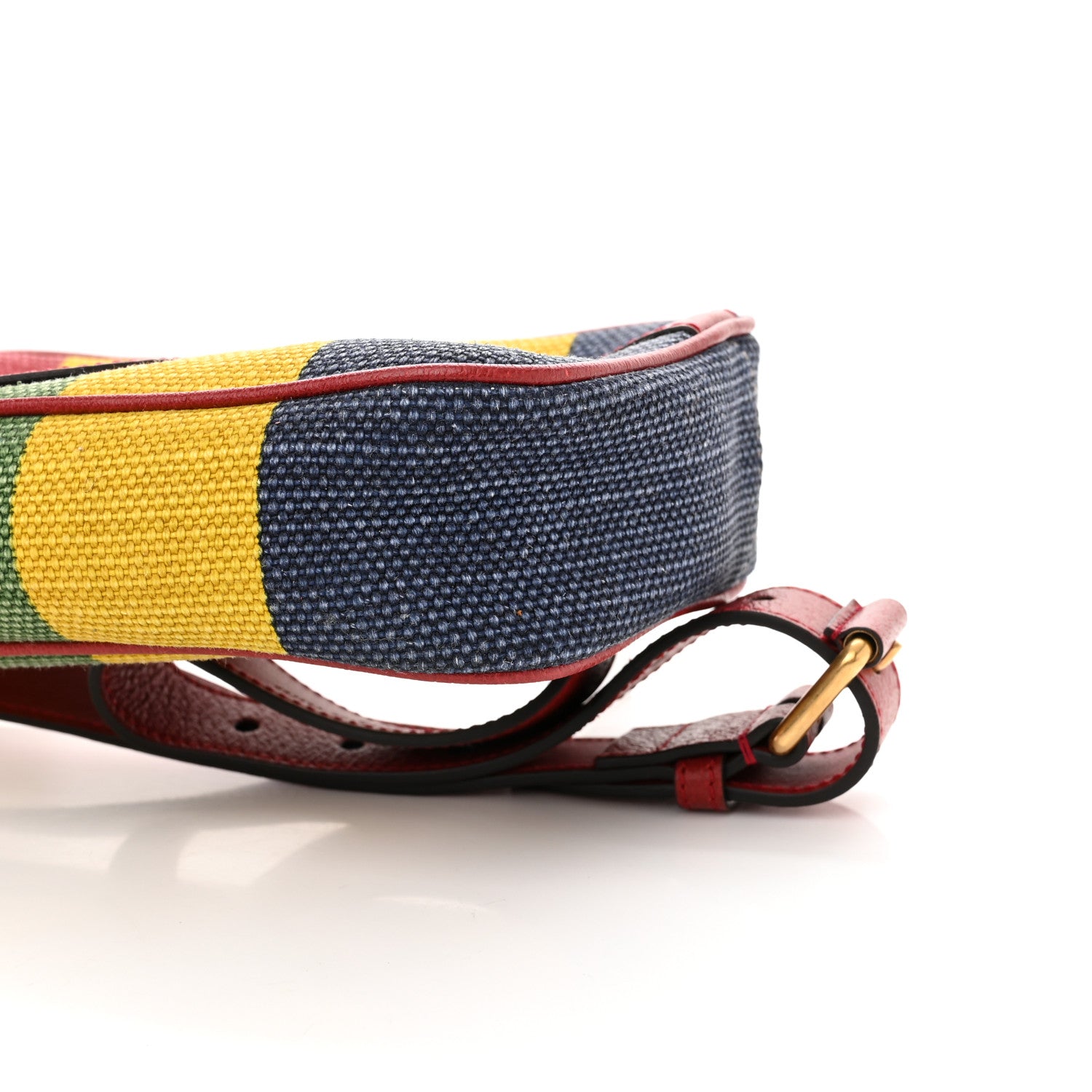 Gucci Canvas Marley Stripe Script Logo Gucci Belt Bag 80 32 Multicolor 11 of 11