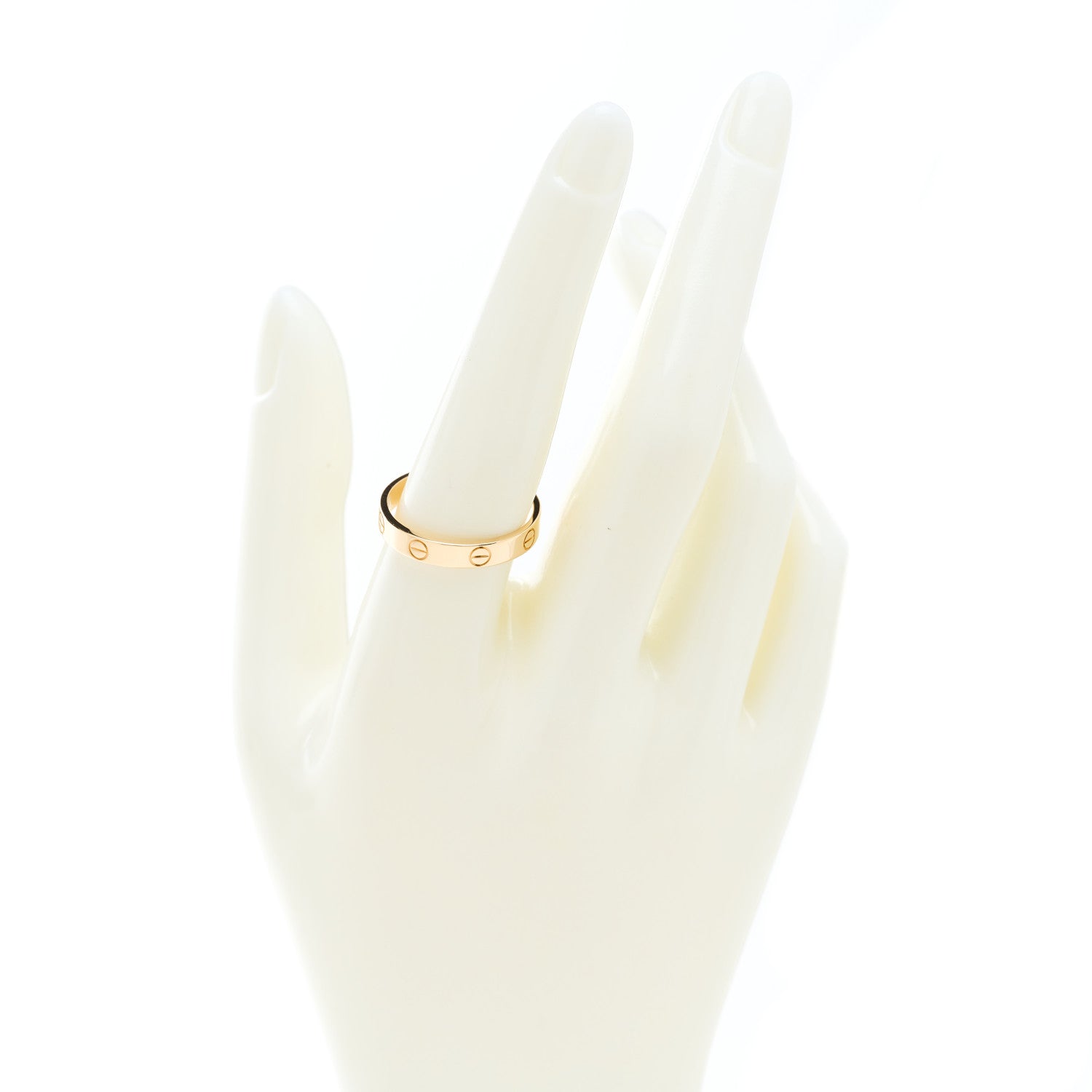 Cartier 18K Yellow Gold 3.5mm LOVE Wedding Band Ring 58 8.25 2 of 4