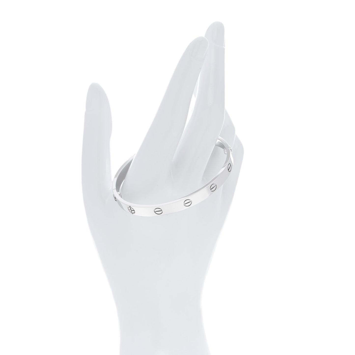 18K White Gold LOVE Bracelet 18