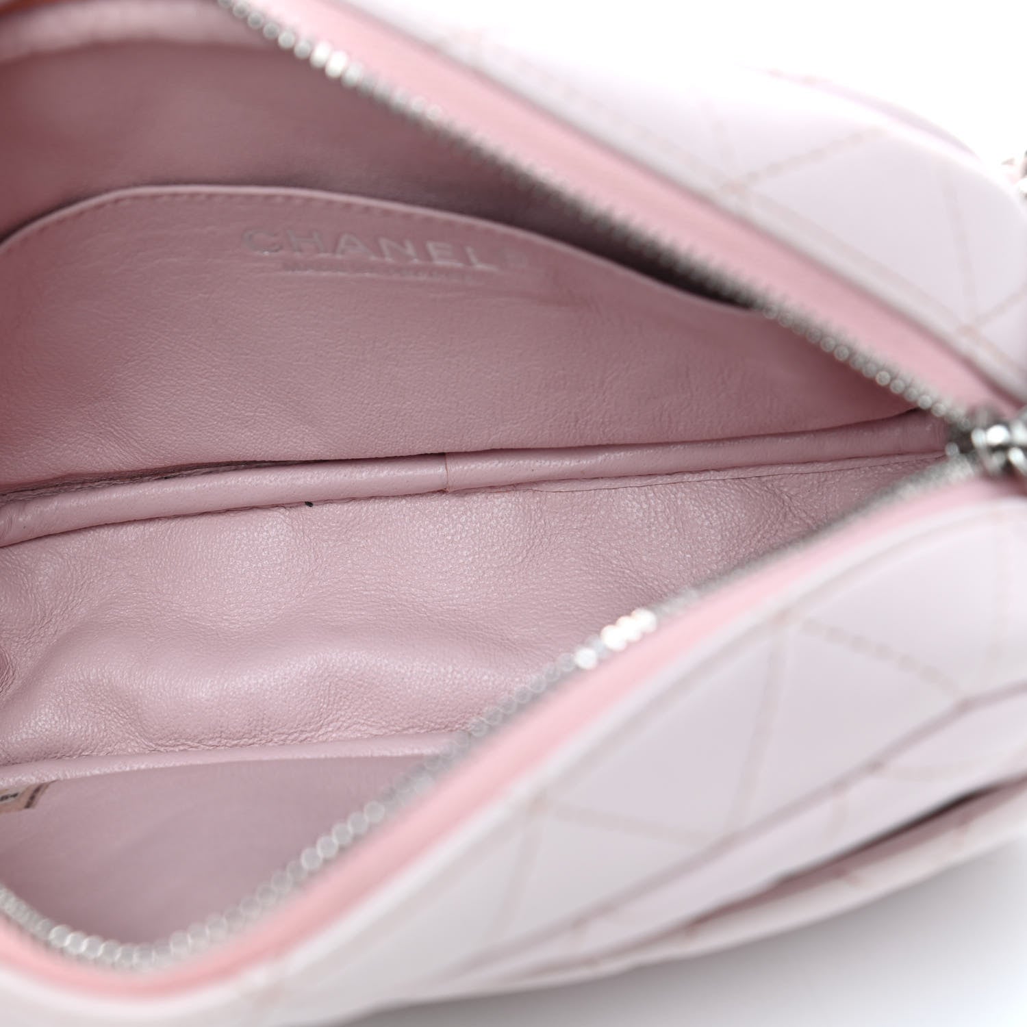Chanel Lambskin Quilted Small Timeless Camera Case Light Pink 4 of 6