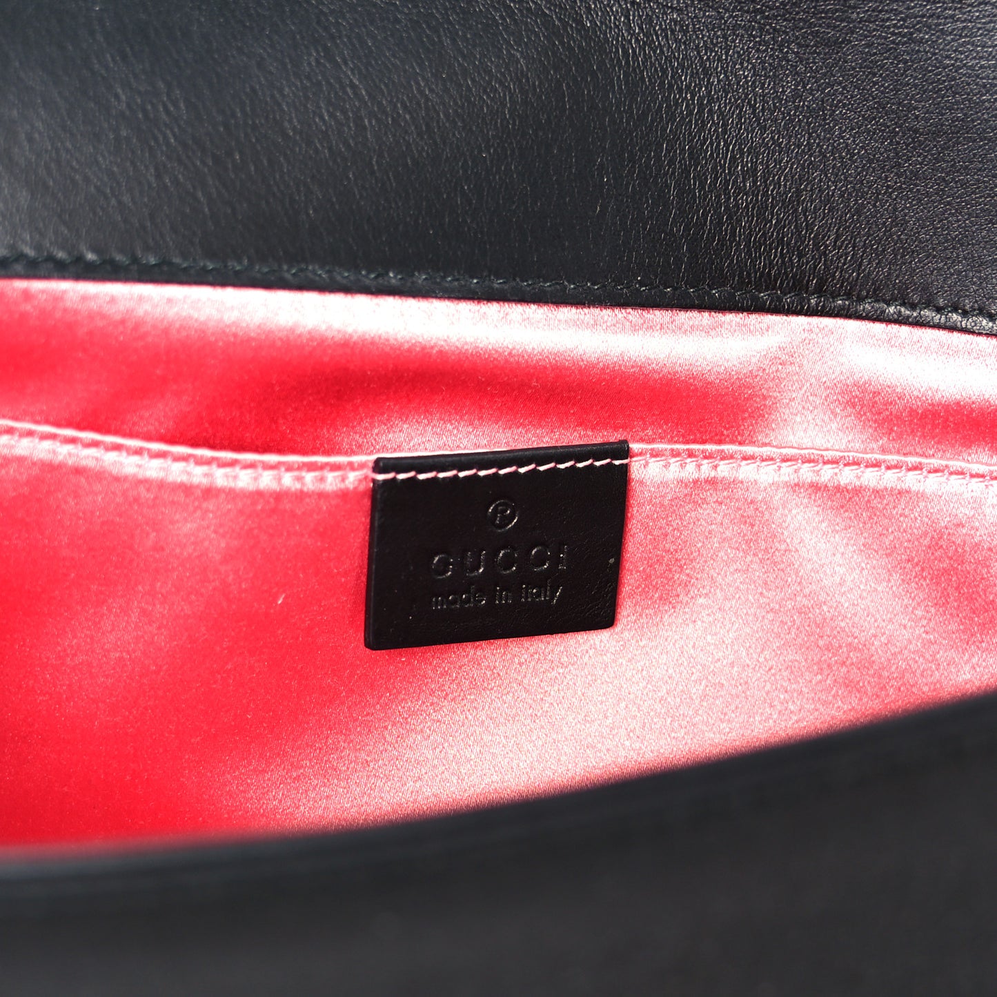 Satin Dionysus Clutch Black