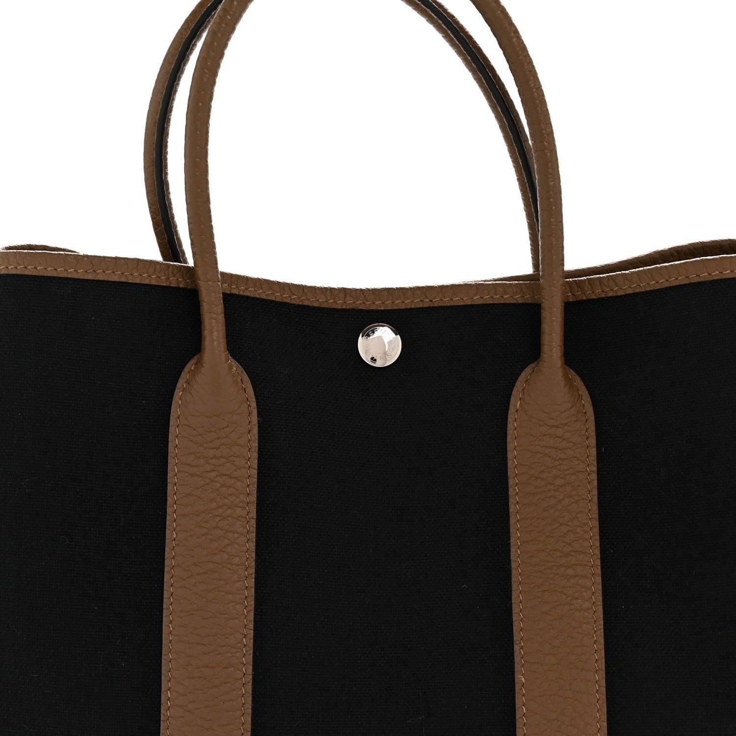 Hermes Toile Militaire Vache Country Garden Party Tote 30 Black Bleu Marine Beige Weimar 8 of 10