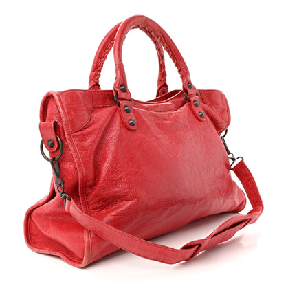 Balenciaga Agneau Classic Hardware City Rouge Cardinal 3 of 23