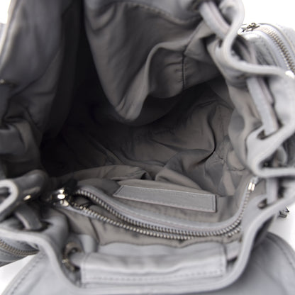 Alexander Wang Lambskin Mini Marti Backpack Washed Powder Rhodium Hardware 5 of 8
