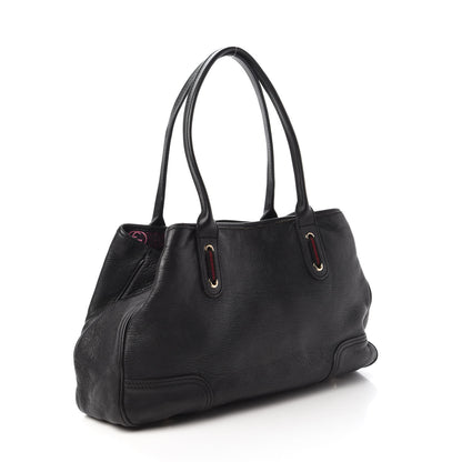 Gucci Calfskin Medium Princy Tote Black 3 of 12