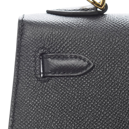 Hermes Epsom Kelly Sellier 25 Black 13 of 38