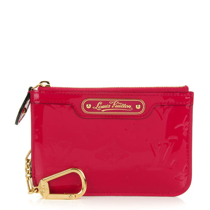 Louis Vuitton Vernis Key Pouch Rose Indien 1 of 7