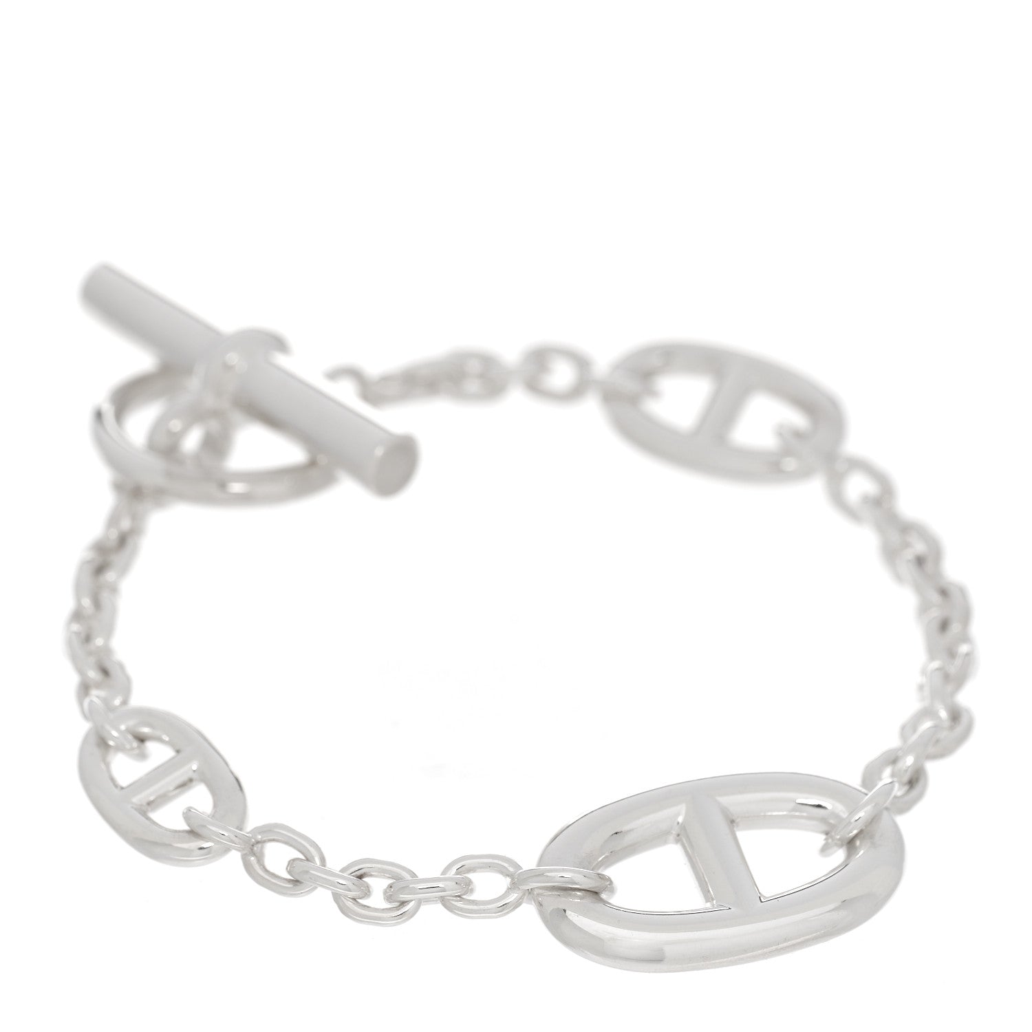Hermes Sterling Silver Farandole Bracelet ST 1 of 4