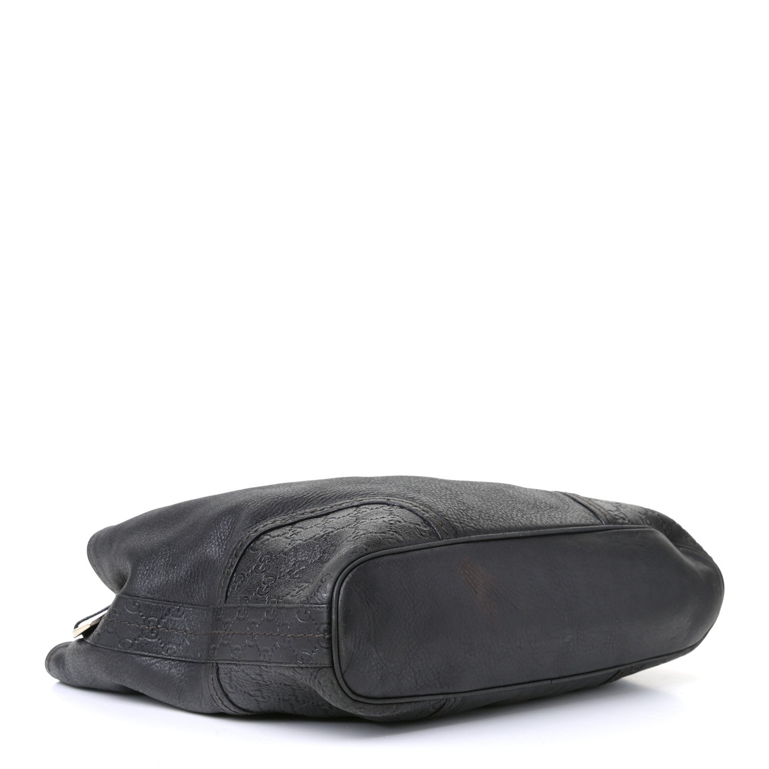 Gucci Calfskin Guccissima Trim Large Signoria Dark Brown 3 of 12