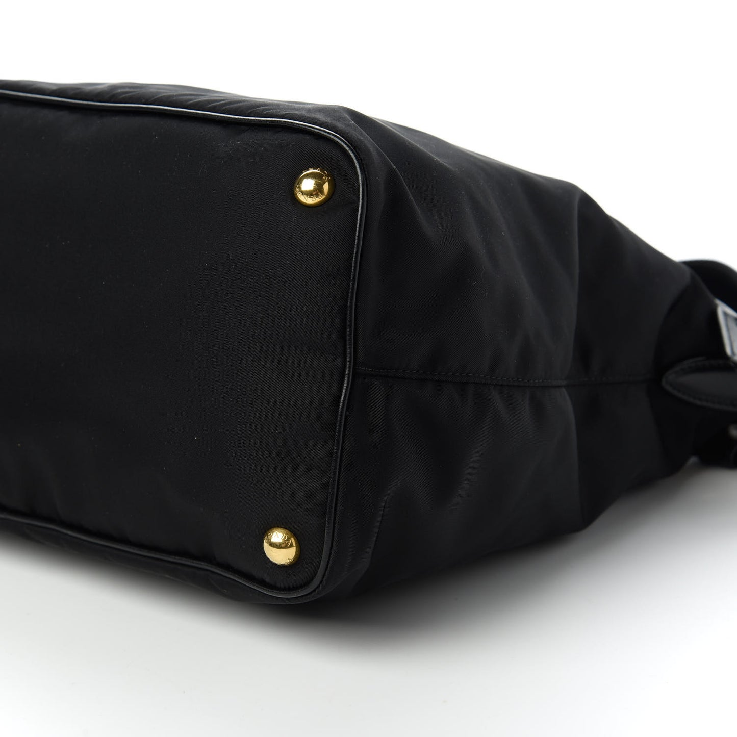 Tessuto Nylon Soft Calf Tote Black