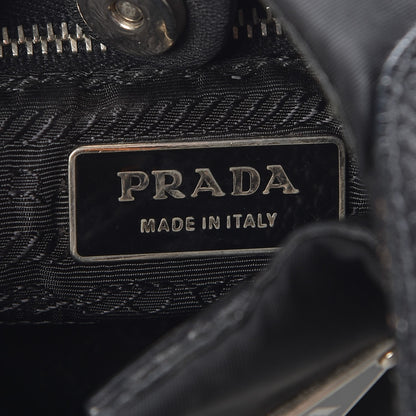 Prada Tessuto Nylon Hamal Small Shoulder Bag Black 6 of 9