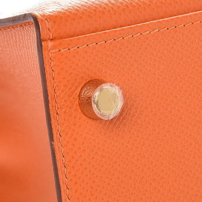 Hermes Epsom Kelly Sellier 28 Orange 30 of 33