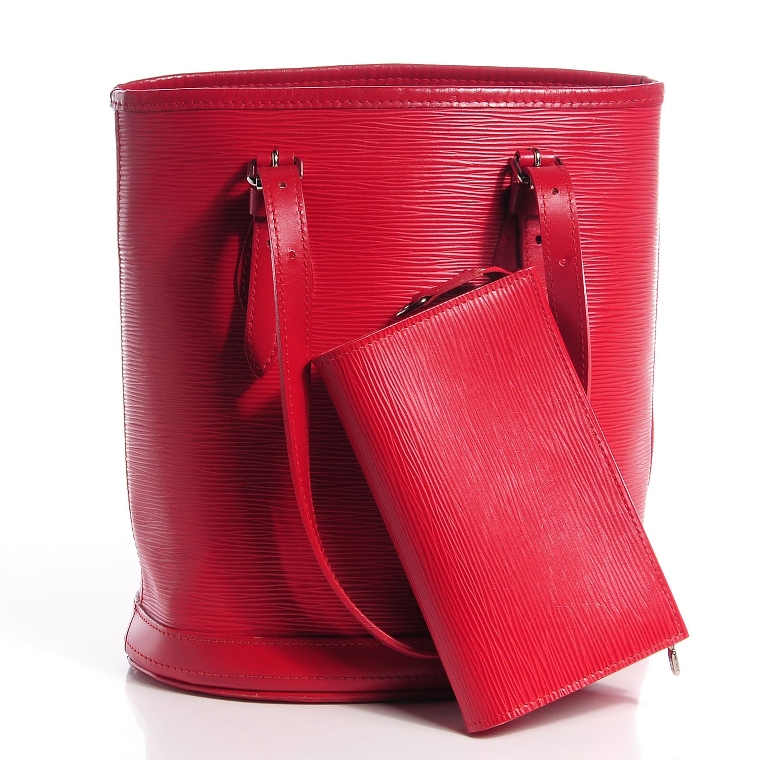 Louis Vuitton Epi Petit Bucket 23 Rouge 12 of 12