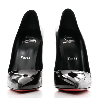 Christian Louboutin Metallic Patent Psychic So Kate 120 Pumps 37 Black 2 of 7