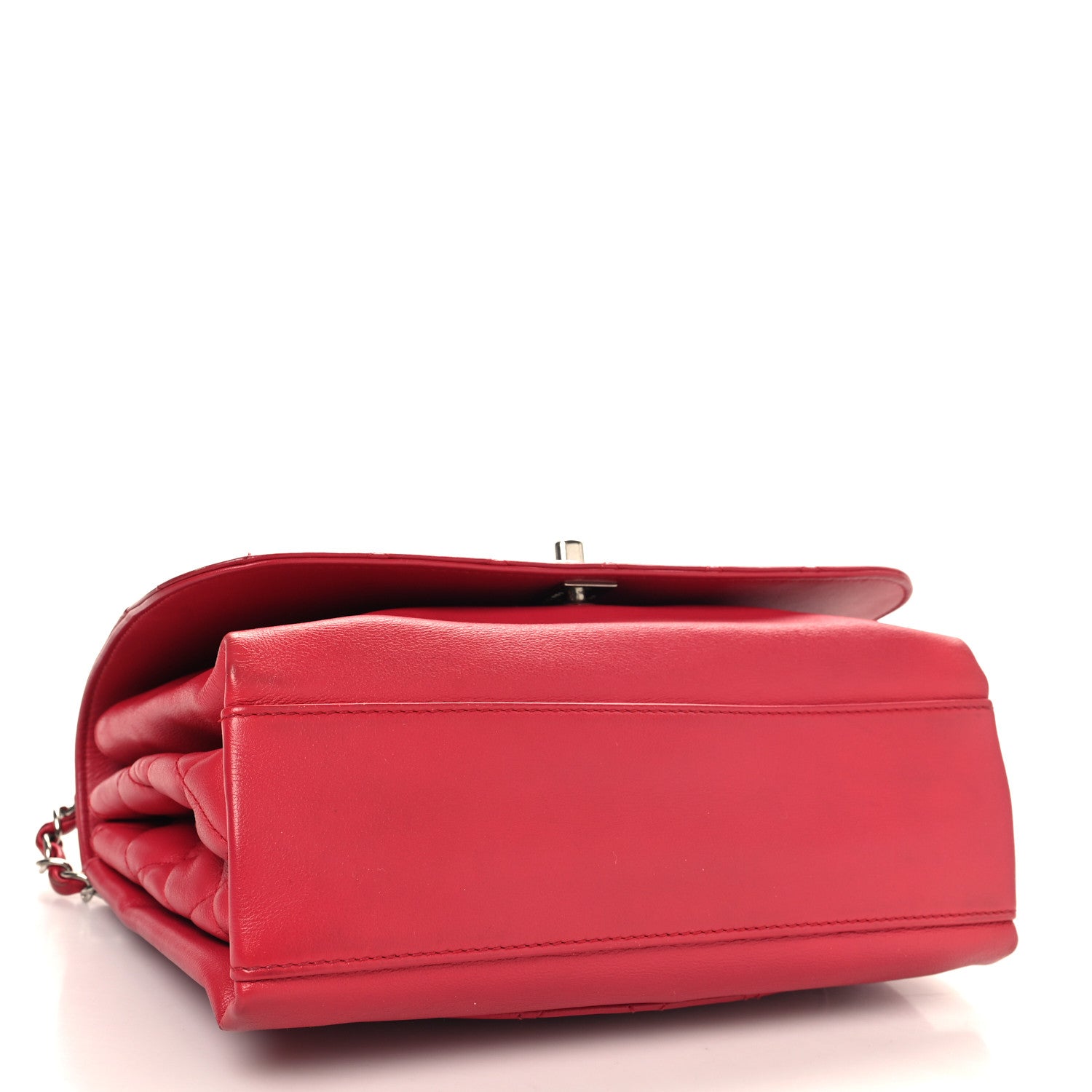 Chanel Calfskin Small Tramezzo Flap Red 4 of 16