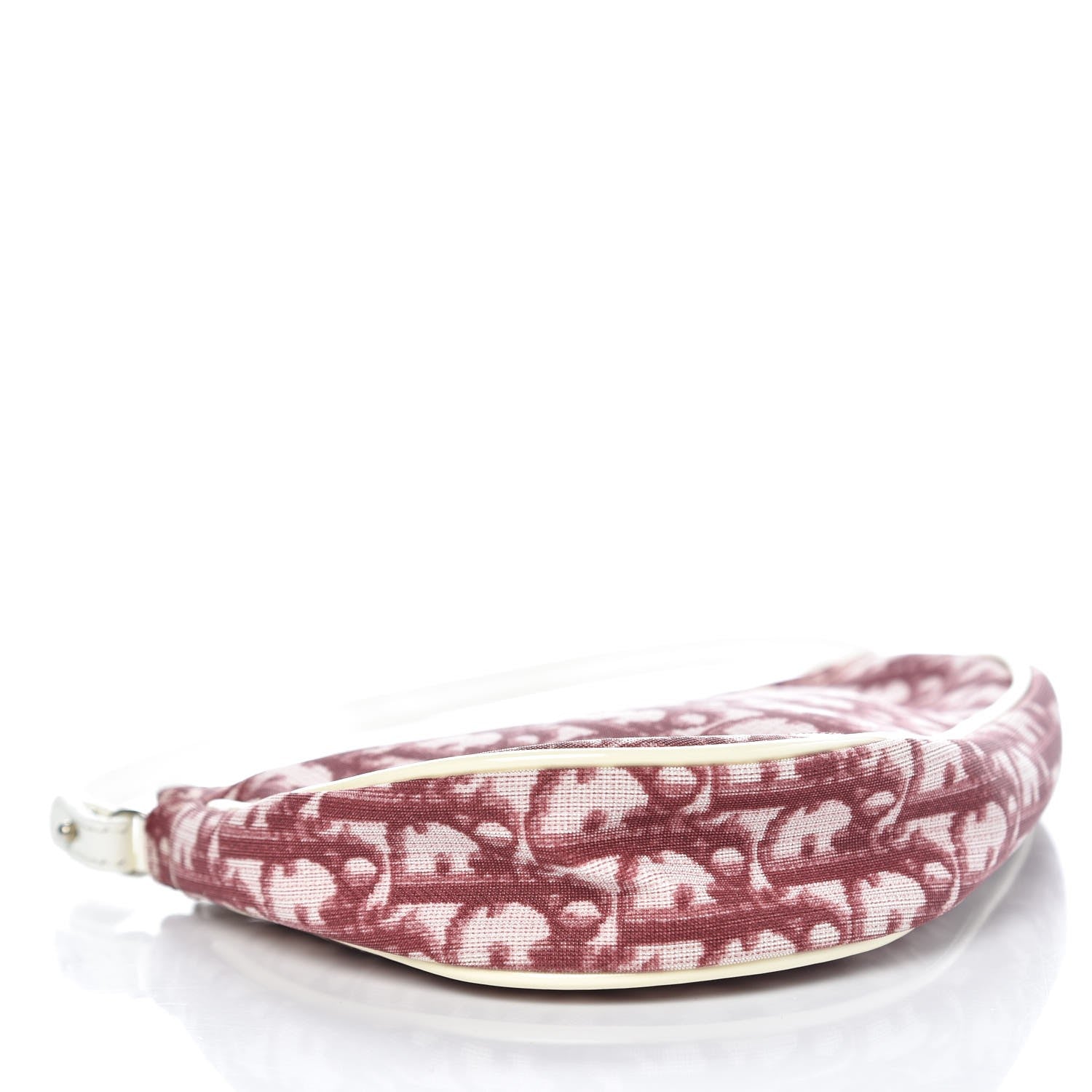 Christian Dior Monogram Mini Saddle Pochette Red 4 of 7