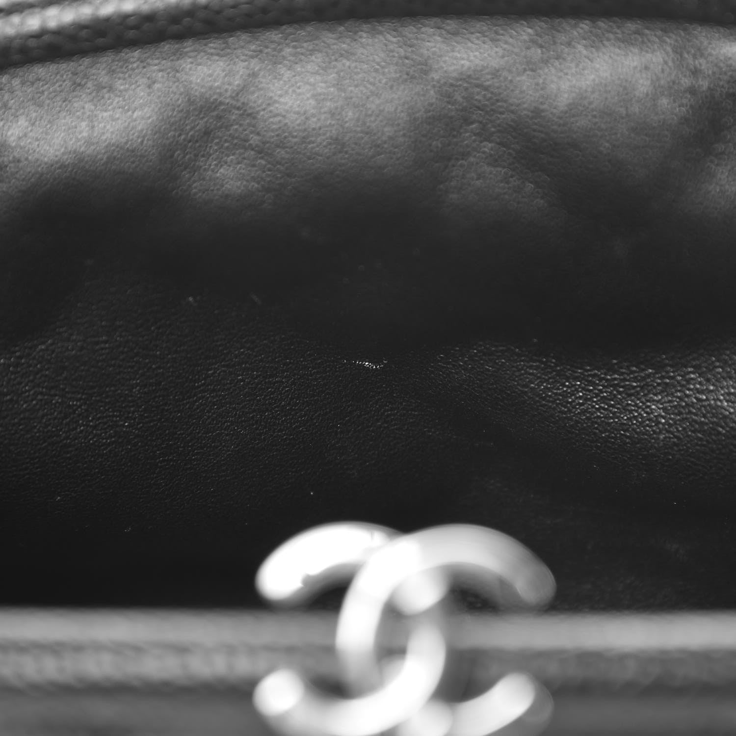 Chanel Caviar Quilted Timeless Clutch Black 10 of 11