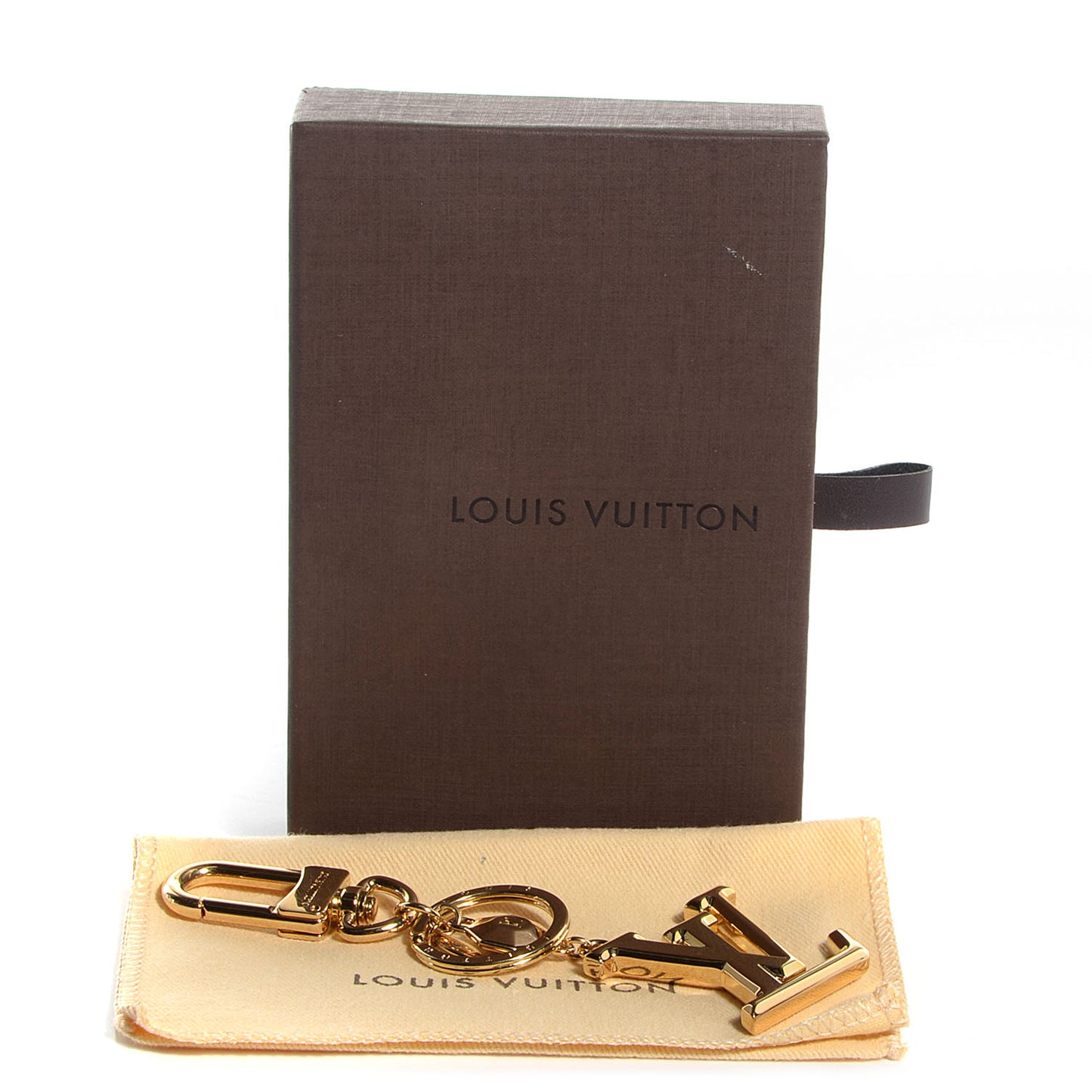 LV Facettes Key Holder Gold