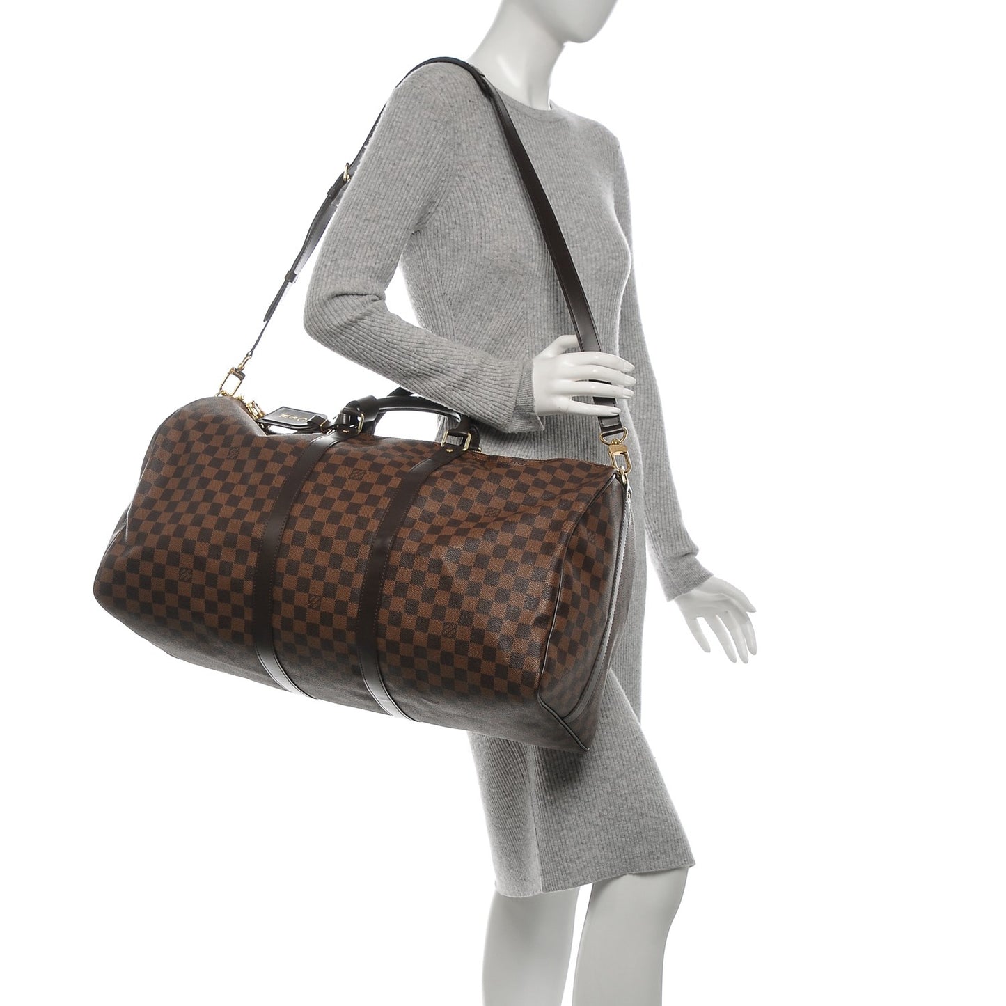 Damier Ebene Keepall Bandouliere 55