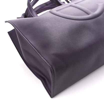 Telfar Vegan Leather Medium Shopping Bag Eggplant 9 of 10