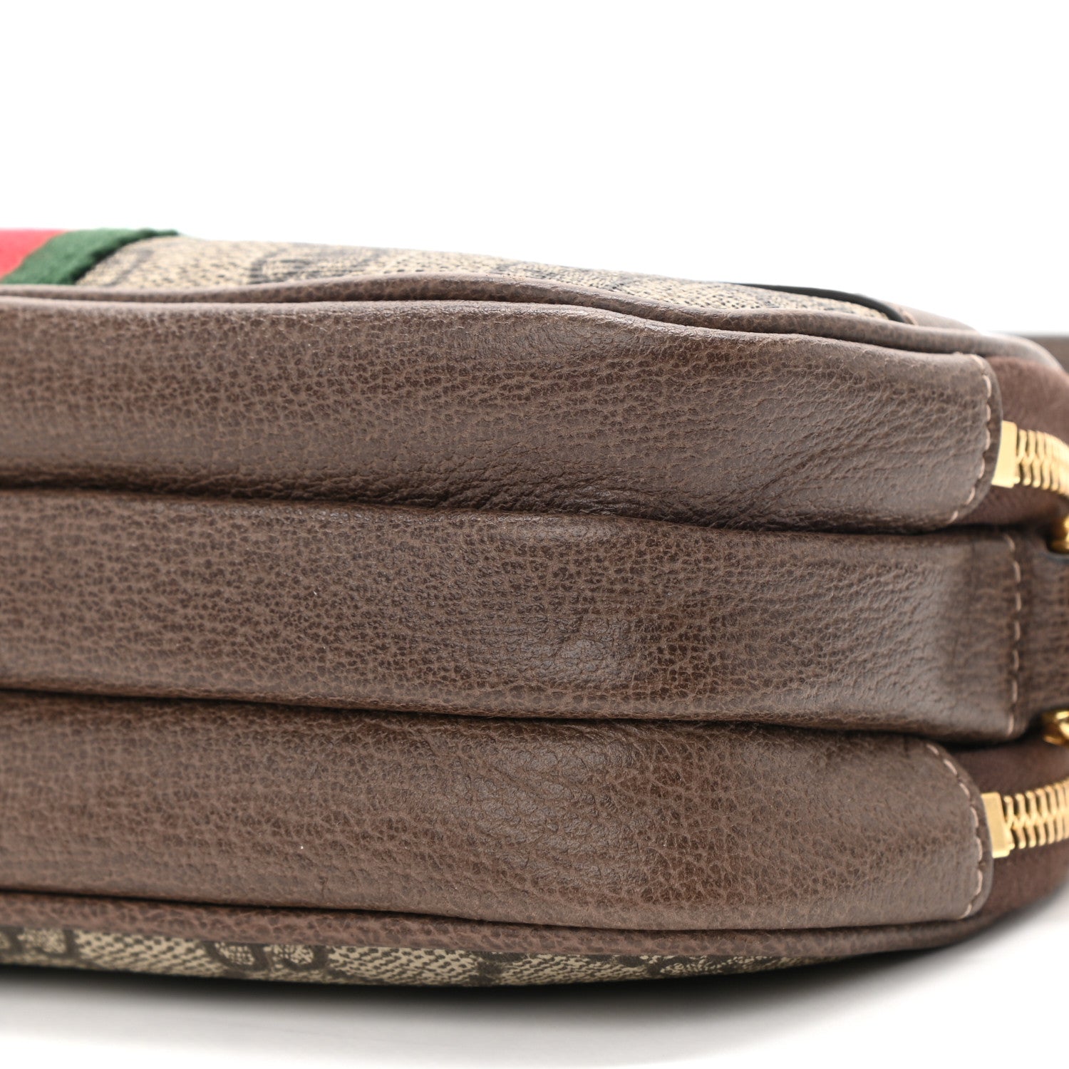 Gucci GG Supreme Monogram Web Mini Ophidia GG Bag Brown 10 of 12