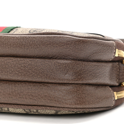 Gucci GG Supreme Monogram Web Mini Ophidia GG Bag Brown 10 of 12
