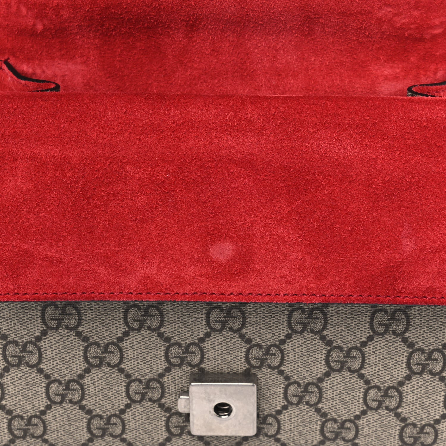 Gucci GG Supreme Monogram Mini Dionysus Shoulder Bag Hibiscus Red 5 of 5