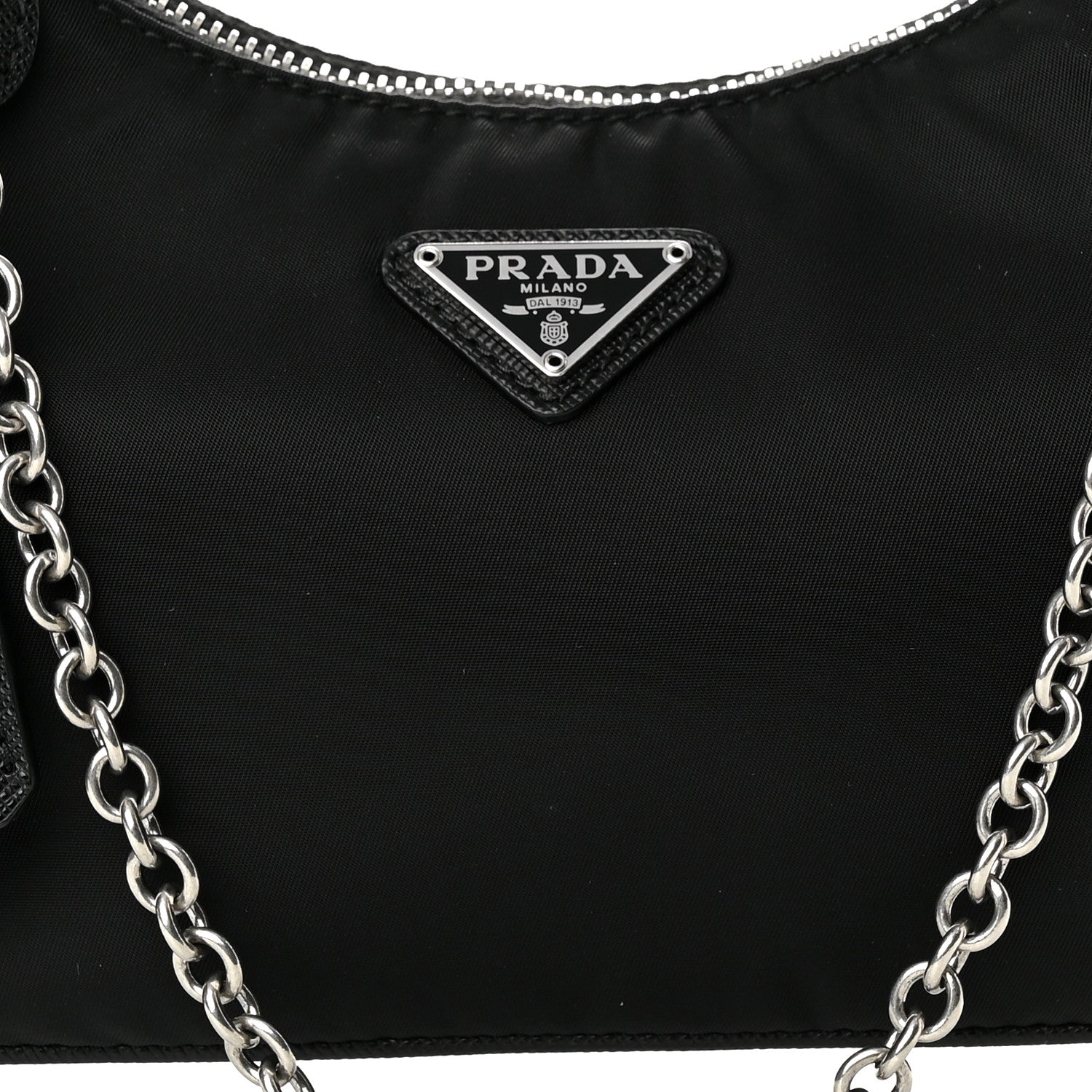 Prada Nylon Re-Edition 2005 Shoulder Bag Black 9 of 11
