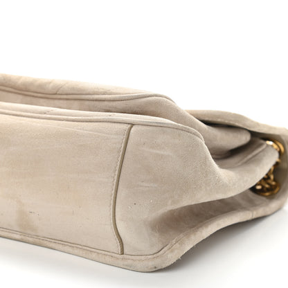 Saint Laurent Suede Monogram Medium Niki Chain Satchel Light Beige 9 of 9