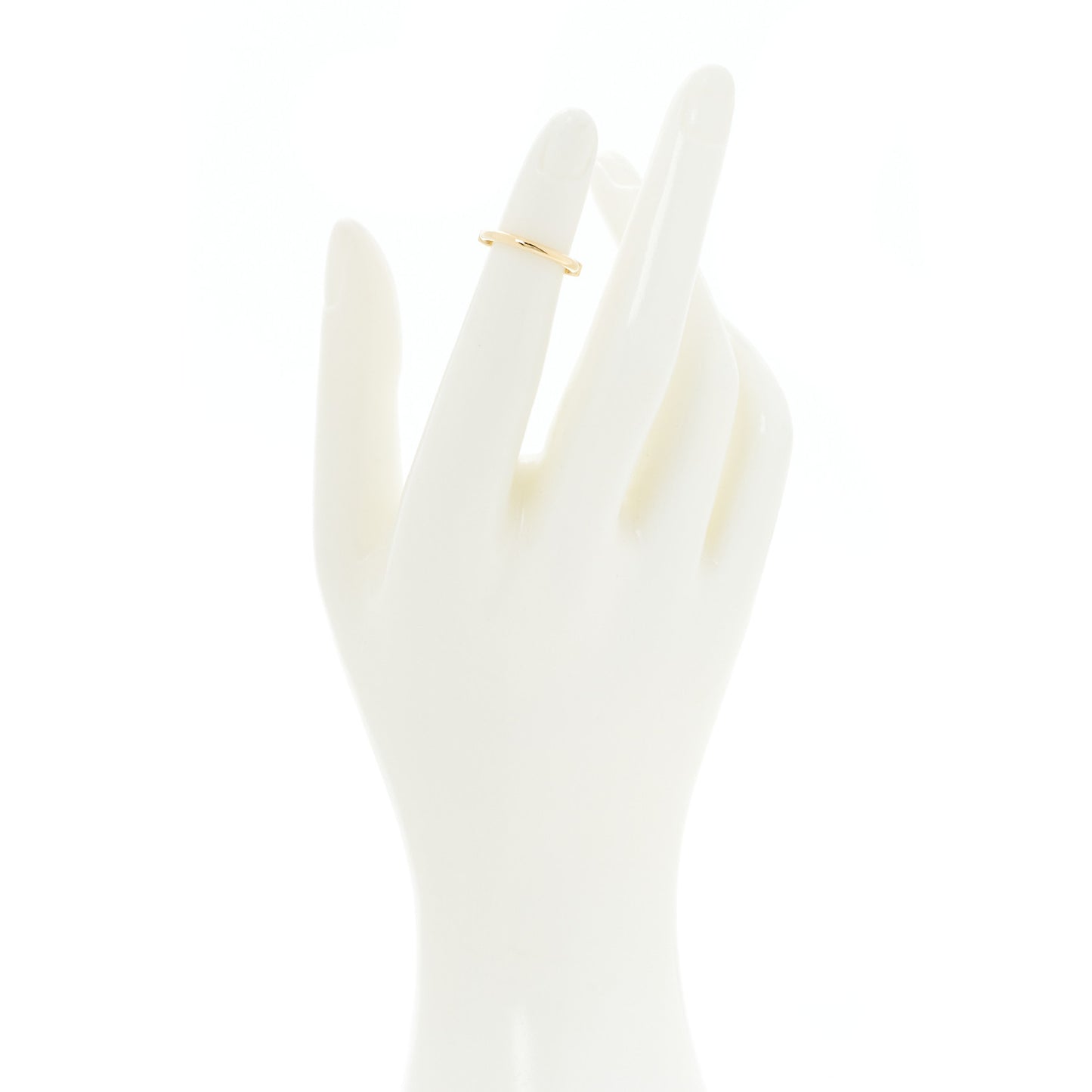 18K Yellow Gold Lock Ring 47 4