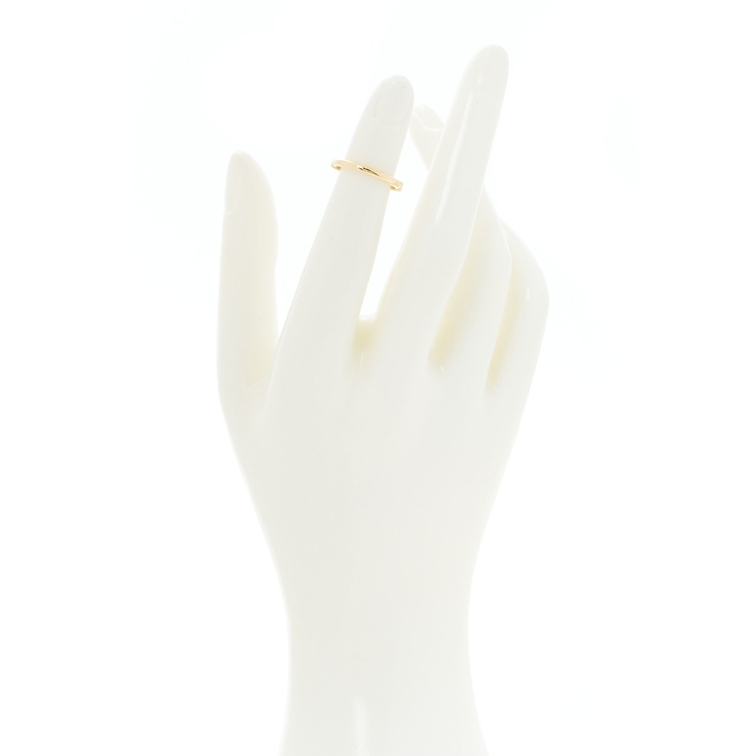 Tiffany 18K Yellow Gold Lock Ring 47 4 2 of 6