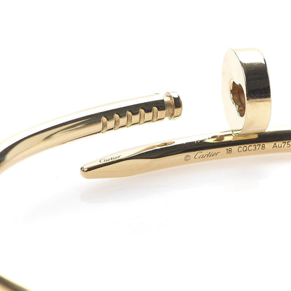 Cartier 18K Yellow Gold Juste Un Clou Bracelet 18 5 of 7