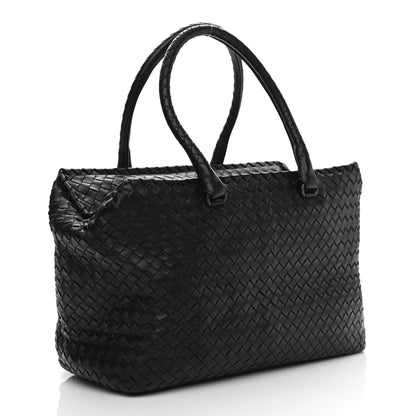 Bottega Veneta Nappa Intrecciato Brick Tote Black 3 of 10