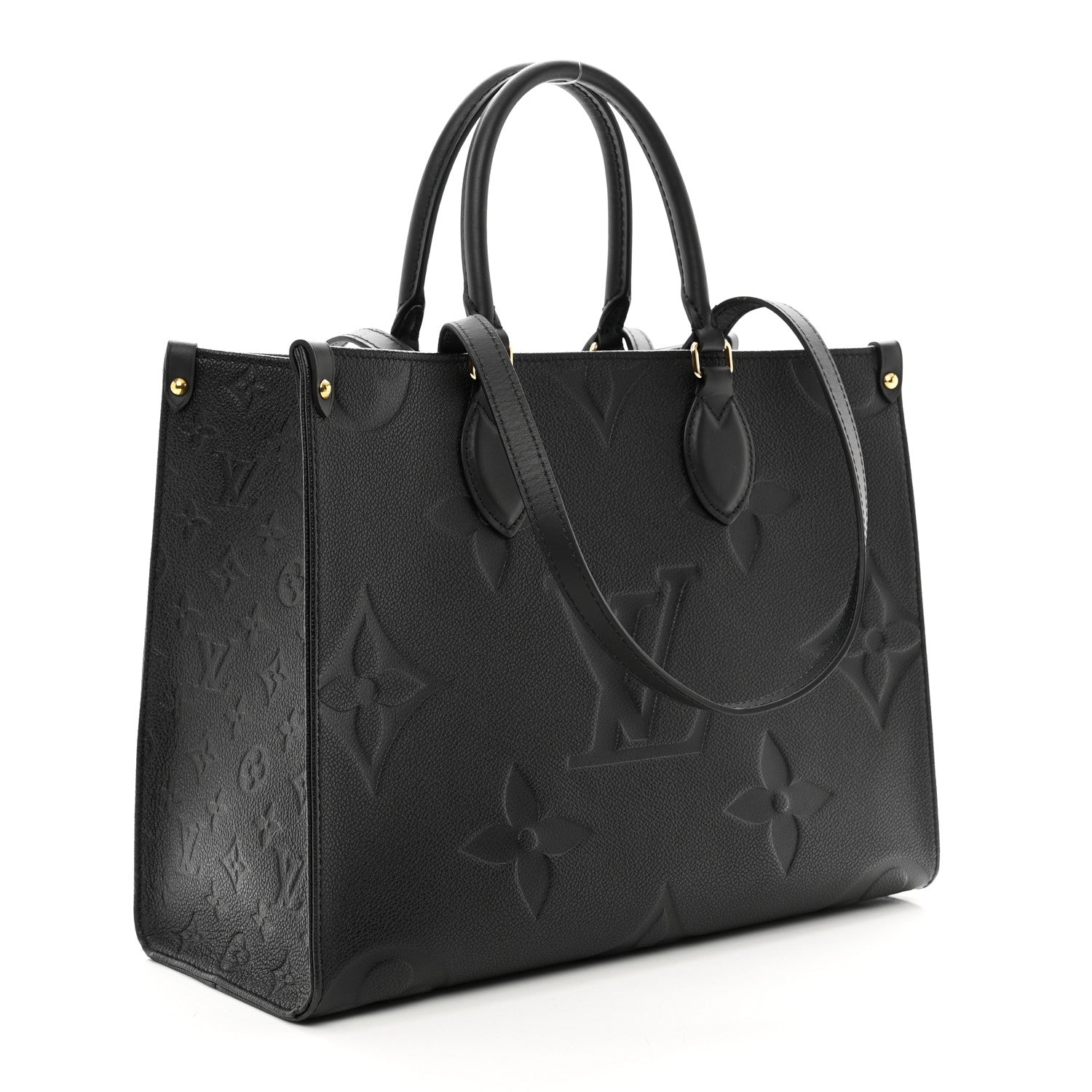 Louis Vuitton Empreinte Monogram Giant Onthego MM Black 3 of 10