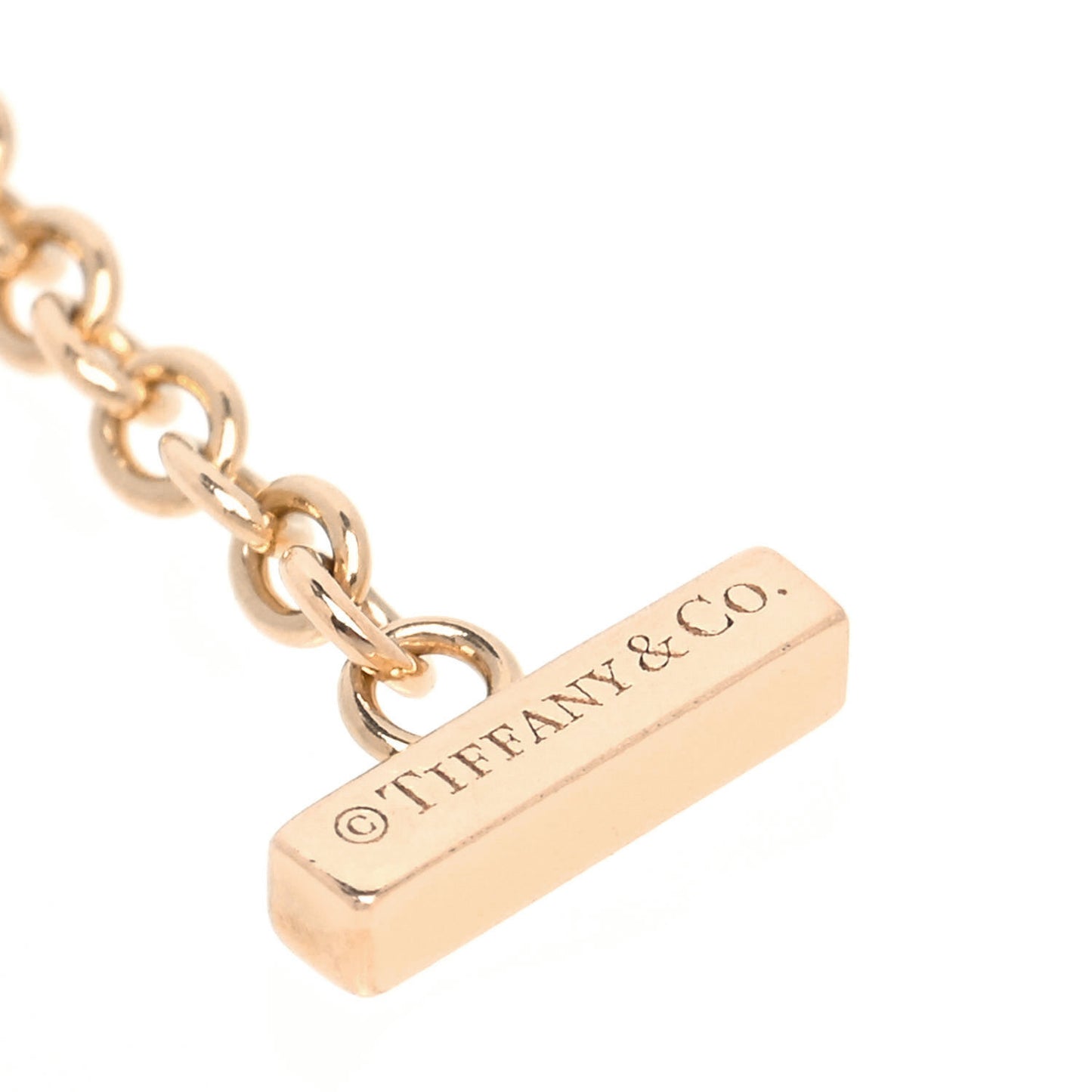 18K Rose Gold T Smile Bracelet