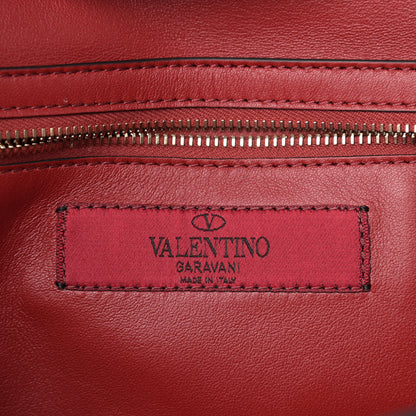 Valentino Garavani Nappa Rockstud Spike Wallet on Chain Rosso Valentino 6 of 9