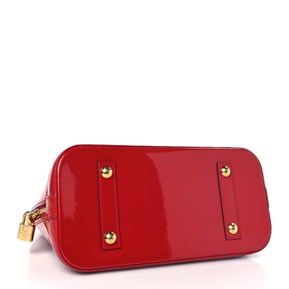 Louis Vuitton Vernis Alma PM Cherry 4 of 9