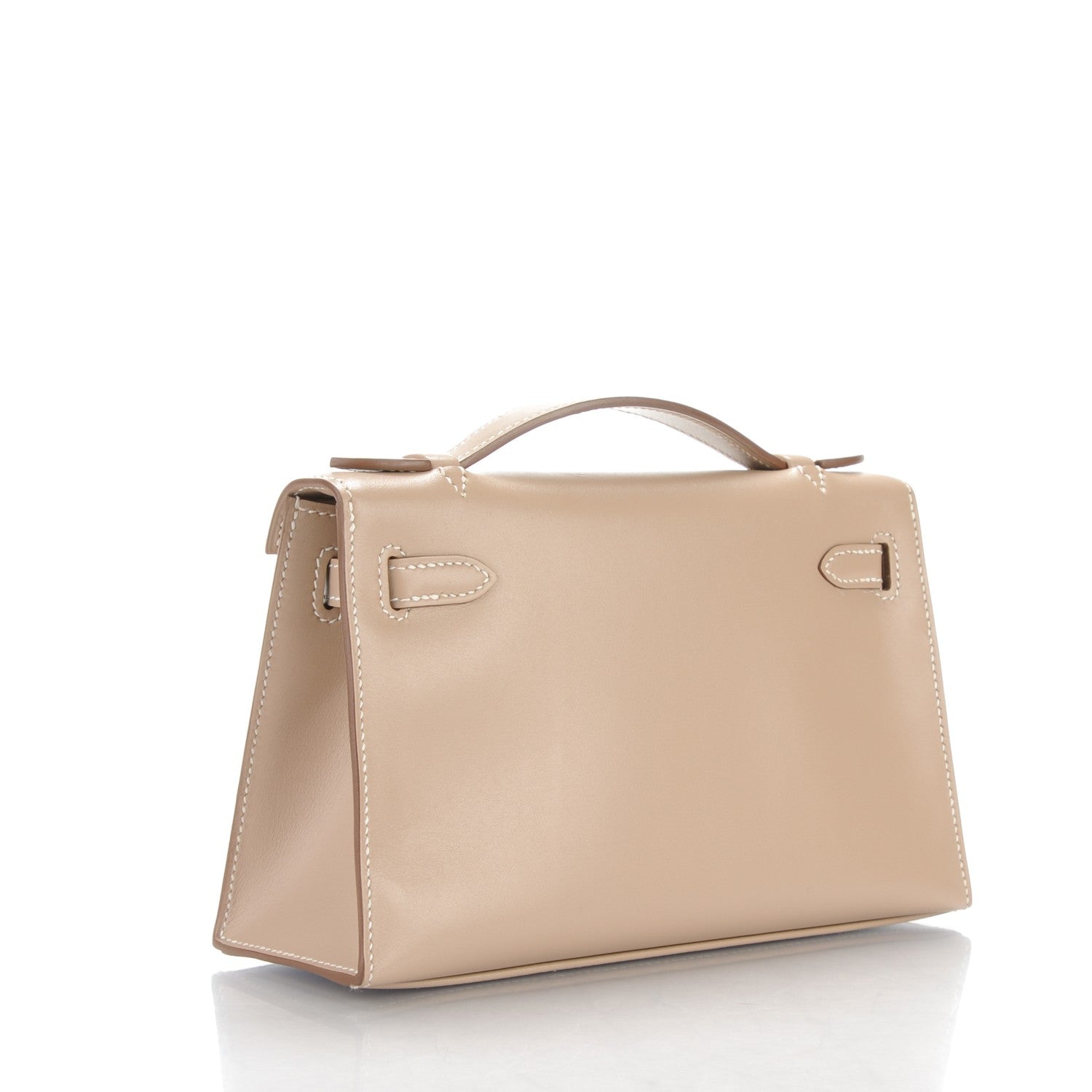 Hermes Swift Kelly Pochette Clutch Etoupe 3 of 16