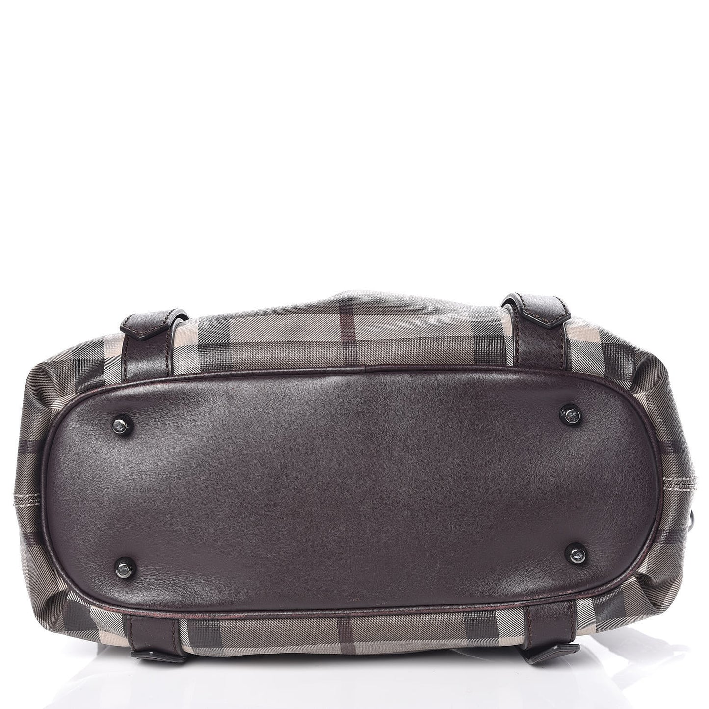 Smoked Check Small Northfield Tote Plum